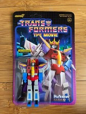 BNIB 3.75' THE TRANSFORMERS MOVIE REACTION KING STARSCREAM ACTION FIGURE SUPER7