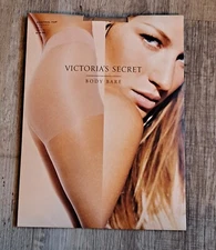 Victoria’s Secret Body Bare Control Top Black SIZE B 7DENIER NYLON Sheer 