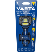 Varta Work Flex Motion Sensor H20 Stirnlampe Taschenlampe Mit 3X Aaa Batterien