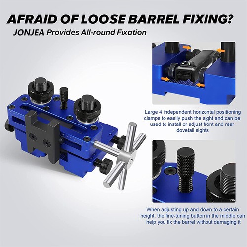 Universal Front&Rear Sight Pusher Tool Handgun Sight Adjust for 1911 Glock Sig - Picture 40 of 42