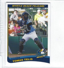 2012 Myrtle Beach Pelicans (Single-A Texas Rangers) Tomas Telis