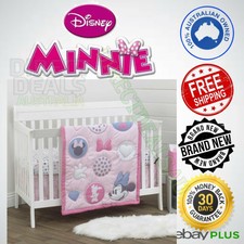 minnie mouse cot set australia