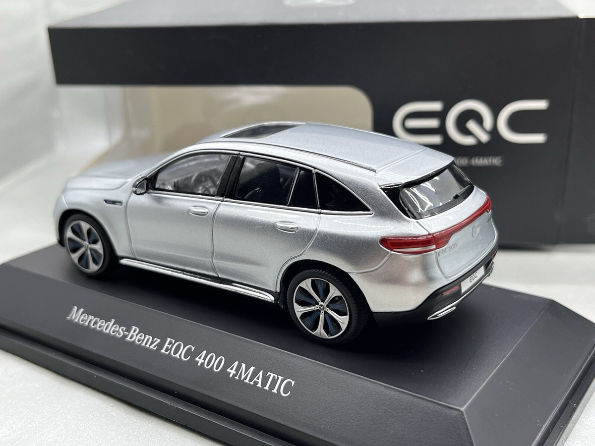 ?? 1:43 Mercedes EQC 1/43 Silver 400 4matic EV Electric | eBay