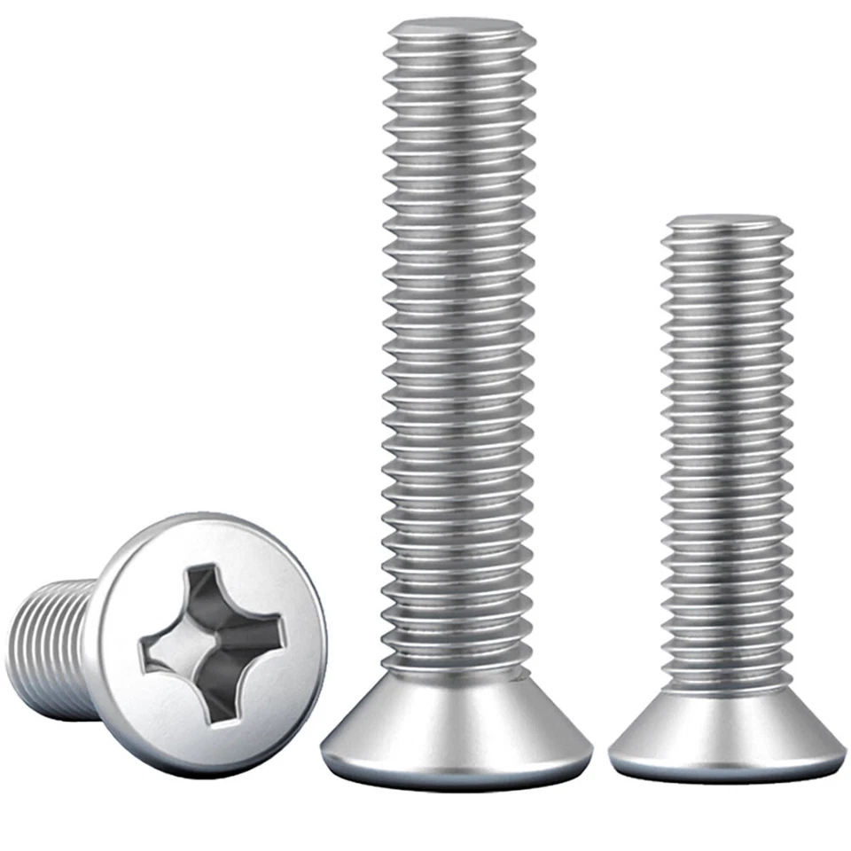 M3,5 DIN 965 Senkschrauben Kreuzschlitz A2 Edelstahl H Senkkopf-Schraube M3,5x - Bild 3 von 4