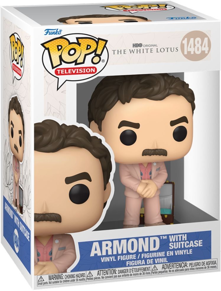 7829889 Merchandising White Lotus: Funko Pop! TV - Armond With Suitcase