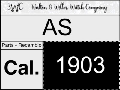 1 PC AS 1903 [ 1913 ] Originalteile Vintage ECHT Ersatz Neu NOS AS1903