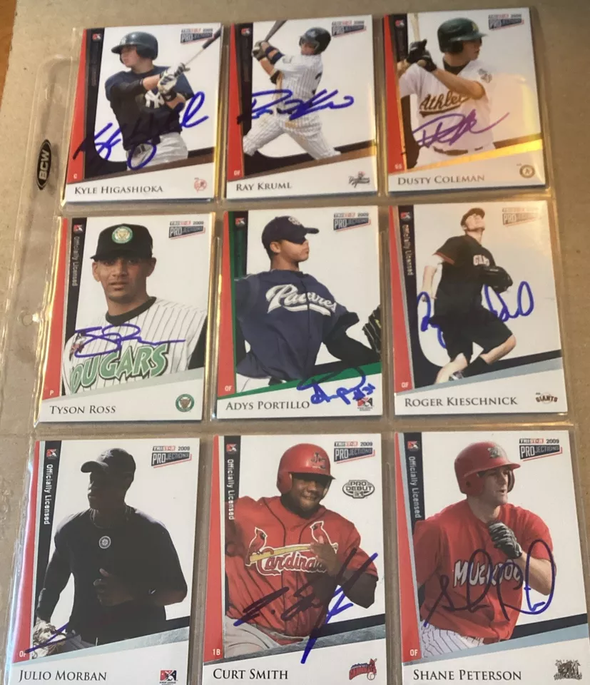 2009 TRISTAR PROJECTIONS SIGNED AUTOGRAPHED BASEBALL CARDS - Image 3 of 4