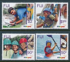 FIJI SCOUTS 2007 CONJUNTO DE 4 FINOS COMO NUEVOS MNH