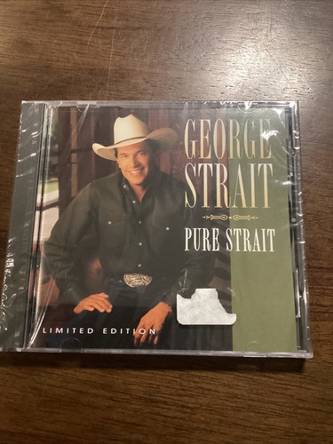 George Strait CD Pure Strait Limited Edition NEW SEALED ORIGINAL CD - Foto 2 di 7