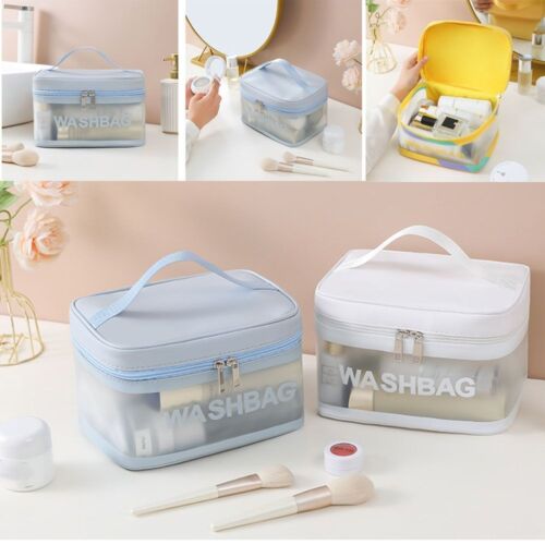 Travel Cosmetic Cases Large Capacity Toiletry Makeup Bags Toilet Bag  Women - Picture 1 of 14