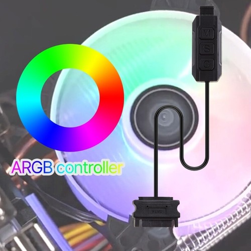 ARGB 5V 3Pin To Power Supply Motherboard Synchronous Interface Controller - Afbeelding 2 van 8