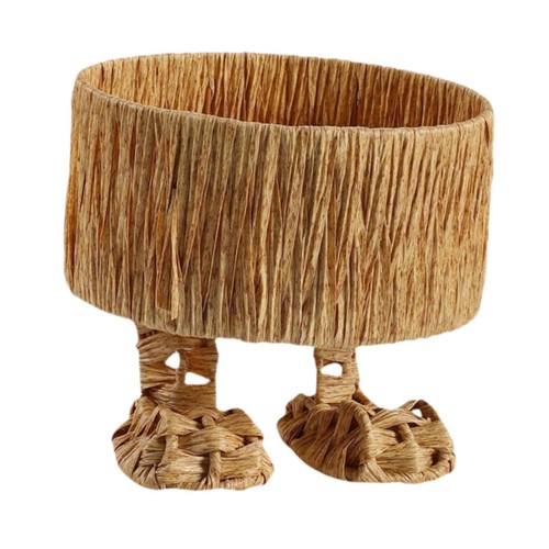 Fruit Bowl for Kitchen Counter Footed Fruit Basket for Coffee Table New Year