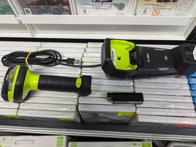 Zebra 2d Scanner DS3678-SR0F003VZWW incl. ACCU, Station STB3678, USB Cable.