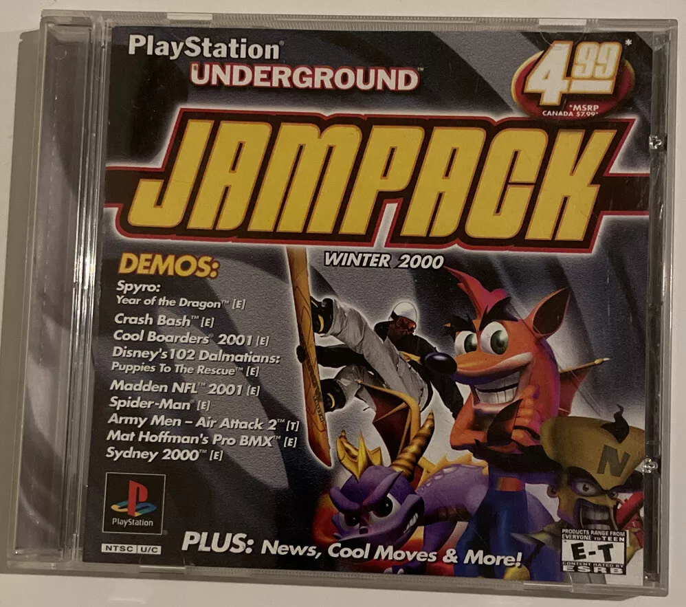 PlayStation Underground Jampack: Winter 2001 (Sony PlayStation 2