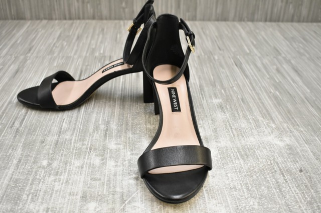 nine west women's pruce suede heeled sandal