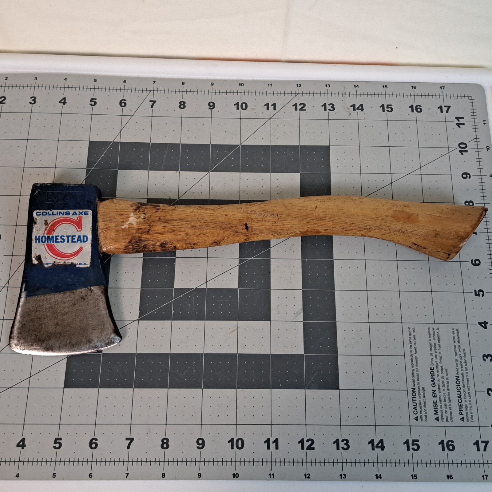 Vintage COLLINS Hatchet Homestead Single Bit Camp Axe 14" Long 1.10 eBay