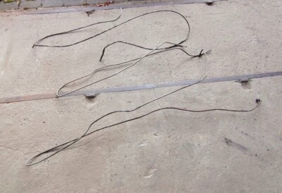 3 x brake line long front to rear for Wartburg 353 GDR stock used