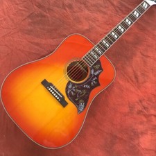 41  Hummingbird Acoustic Electric Guitar Cherry Sunburst Double B1g Pickups