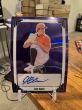 2024 Leaf Metal Baseball Jake Bloss Blue Jays Prospect Rookie Auto RC #/9