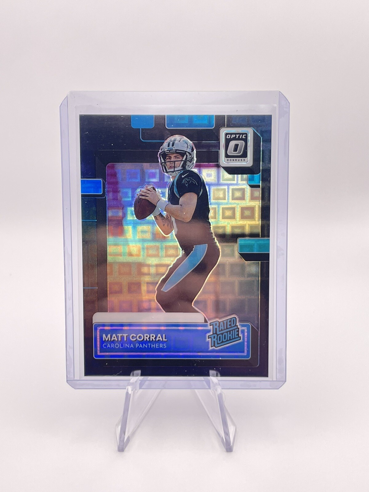 2022 Panini Donruss Optic Preview Matt Corral Black Pandora 12/25 Card# P-302