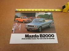 1979 Mazda B2000 pickup truck sales brochure 6 pg folder ORIGINAL