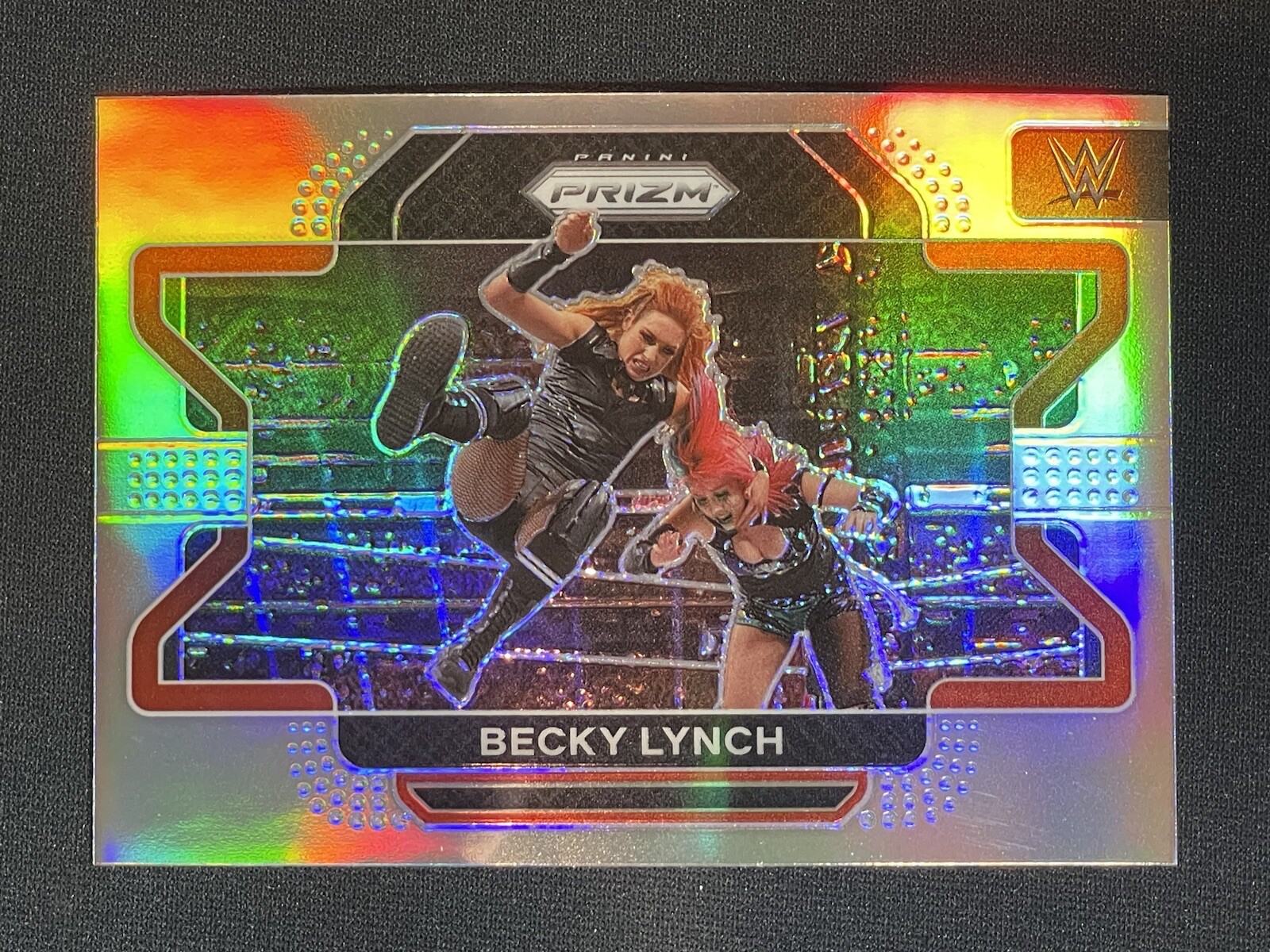 2022 WWE PRIZM SILVER PRIZMS Becky Lynch Woman’s Champion Raw Dublín Ireland 97
