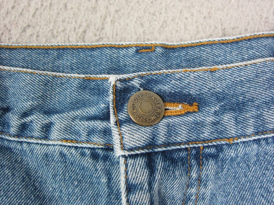 Шорты джинсы женские Eddie Bauer 18 синие джинсовые с высокой талией повседневные свободного покроя - Изображение 3 из 4