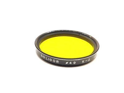 SOLIGOR K-2 GELB 49mm Filter - verpackt mit Koffer
