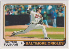 2023 Topps Heritage #688 Shintaro Fujinami RC Baltimore Orioles