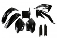 Set Plastics Motorradverkleidungen Honda Crf 450 R 2007 Schwarz Ufo Plast Full