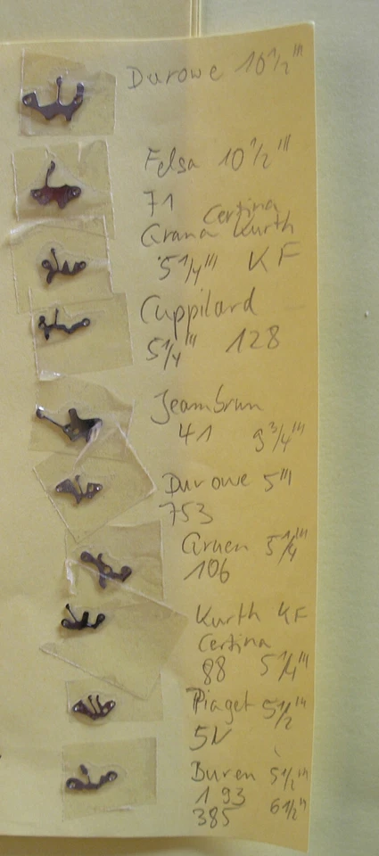 Molla leva angolare molla frizione molla di blocco orologi meccanici moltissimi parte 1 - Immagine 3 di 4