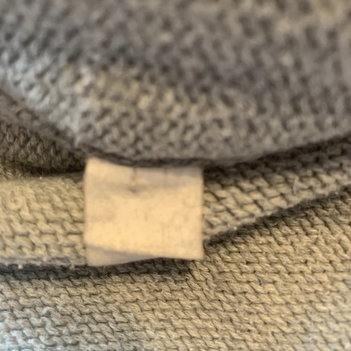 Vtg Dkny Sweater Mens Small Grey Chunky Rolled Neck Collar Knit Y2K - Picture 10 of 14