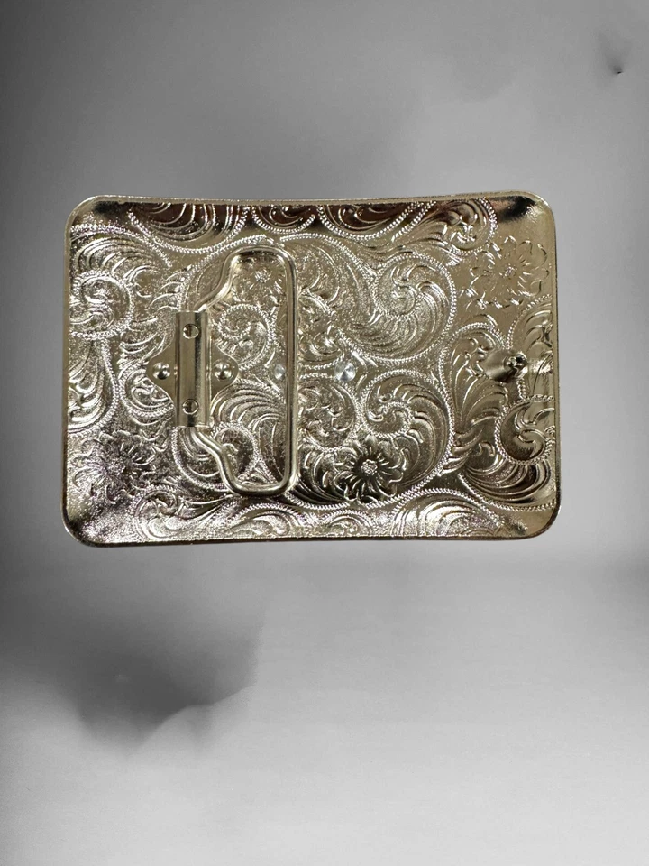 Fivela de cinto caubói faroeste rodeio águia mexicana Hebilla Vaquera Con Aguila México - Imagem 2 de 2