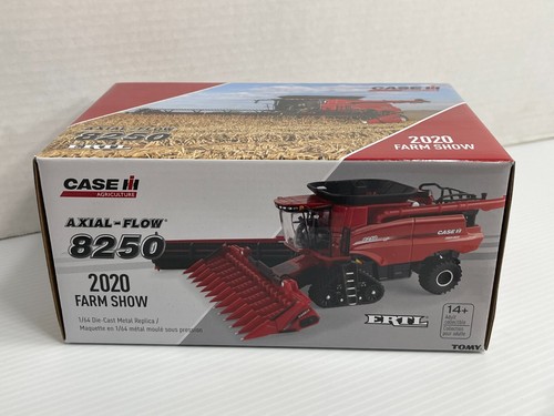 1/64 Scale - ERTL Case IH 8250 Combine (2020 Farm Show Special Silver Edition) - Picture 5 of 15