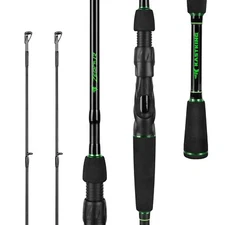 KastKing Zephyr Dual Tip Fishing Rod, Lightweight KastFlex IM6 Graphite Spinn...