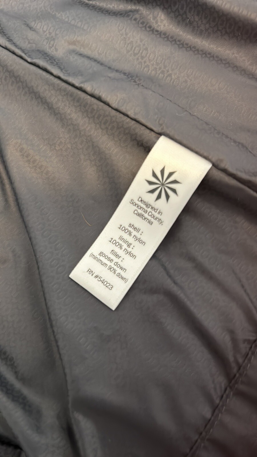 Athleta Downalicious  Gray Down Quilted Full Zip … - image 8