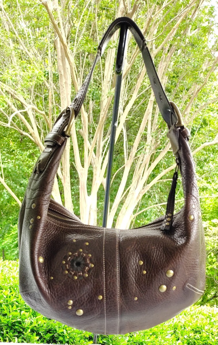 Coach 10063 Vintage Mia Brown Soho Leather Shoulder Bag/Hobo w