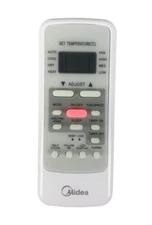 Midea R51L19/BGE OEM Original Air Conditioner AC Remote Control Tested White
