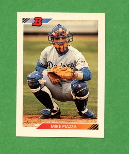 1992 Bowman #461 Mike Piazza Rookie RC GEM GORGEOUS HOF Dodgers