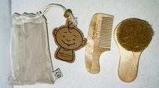 Sugar Booger Wooden Baby Hair Brush Set #3
