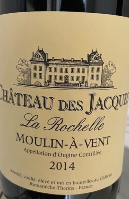 Chateau de Jacques MOULIN-A-Vent la rochelle 2014             ''ansehen''