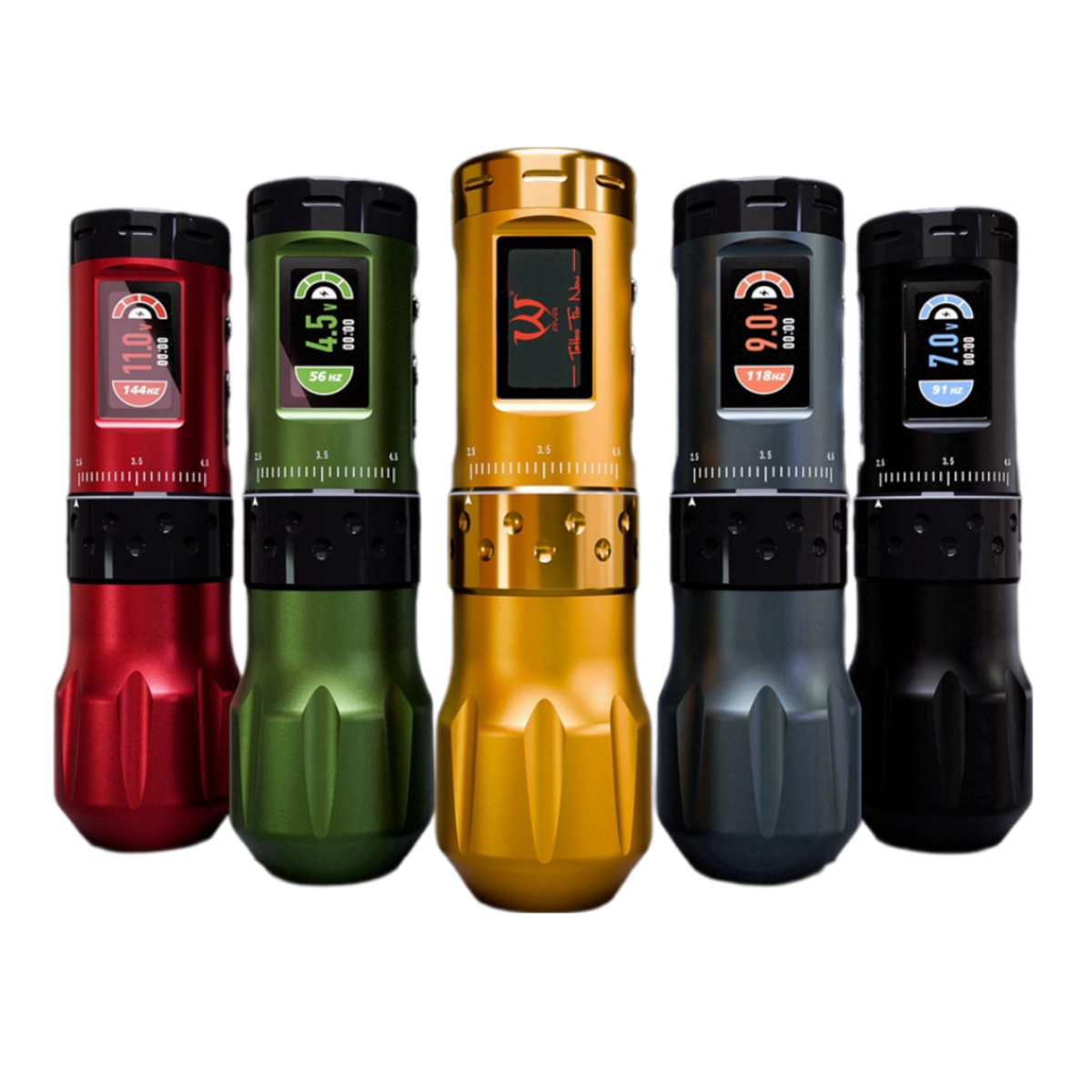 Ava UNI-B Adjustable Stroke Wireless Tattoo Pen - 2.5mm to 4.5mm