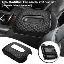 Fits Cadillac Escalade 2015-2020 Center Console Lid Armrest Cover Leather Pad Fits Cadillac Escalade 2015-2020 Center Console Lid Armrest Cover Leather Pad