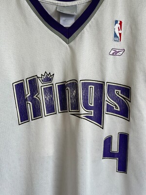 Chris Webber Sacramento Kings Reebok Jersey #4 Men's XL White NBA