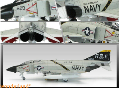 Academy 12529 1/72 USN F-4J VF-84 Jolly Rogers Aircraft Plastic