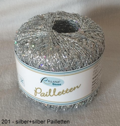 (198€/kg) 25 gr PAILLETTEN - Beilaufgarn von Rellana verschiedene Farben - Picture 6 of 12