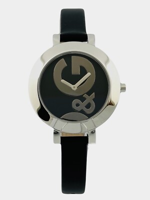 D&G Dolce & Gabbana Women's DW0520 Hoop-La Silver D&G LoBlack Dial
