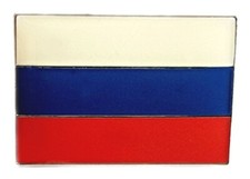 Russian Russia Flag Metal Enamel Pin Badge