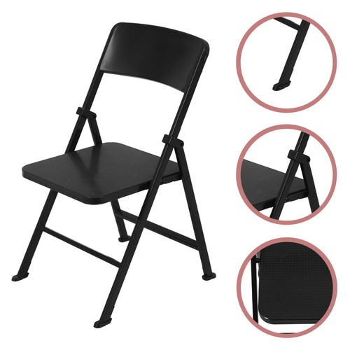 Folding Chair Model Child Tiny Prop Dollhouse Furniture Accessory - Picture 7 of 12