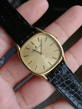 Universal Geneve Men's Quartz Watch Vintage Gold Plated Ref. 543226
